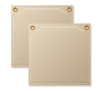 FLASLD 2-Pack Heavy Duty Soldering Heat Shield 12" x 12" Flame Protector Pad Plumbing & High Temperature 2000°F Heat Resistant Blanket for Soldering Copper Pipe
