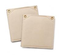 FLASLD 2-Pack Heavy Duty Soldering Heat Shield 12" x 12" Flame Protector Pad Plumbing & High Temperature 2000°F Heat Resistant Blanket for Soldering Copper Pipe