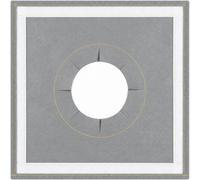 FLASLD 30 x 30 cm Tent Stove Jack with Expandable Hole from 10 to 15 cm, Fireproof Gray for Canvas Tent
