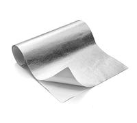 FLASLD Aluminized Heat Shield Mat Thermal Barrier Adhesive Backed Heat Blanket 12'' X 24'', Fiberglass Insulation Reflective Material High Temp Protection