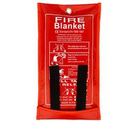 FLASLD Fire Blanket 40 x 40 inch for Home and Kitchen, Fiberglass Fire Blankets Emergency for People, Flame Retardant Protection and Heat Insulation (3 ft x 3 ft)
