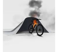 FLASLD Fireproof Lithium Battery Cover, Fastest & Simplest Way to Isolate and Extinguish Small Fires, Fire Blanket for E-Scooter and E-Bike (118×118 inch - Grey)