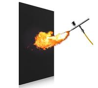 FLASLD Welding Blanket Fireproof Mat Heat Resistant Material Up To 1800°F Carbon Felt for Grill Stove Pit Soldering Welders Plumbers, 48×72 inch Flame Retardant Fabric Material Carbon Felt for Welders