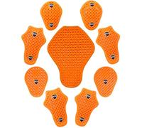 Flat 3D Net Shock Absorbing Slim Flexible CE UKCA Level 2 Full Motorcycle Suit Jacket & Biker Jeans Upgrade Armour Insert Protection (9pc Full Suit Set)