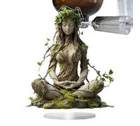 Flat Acrylic Desk Decoration - Flat Bohemian Goddess Acrylic Desk Decor,Tabletop Ornament Stand Figure Scene Prop for New Year Housewarming Birthday Christmas Graduation