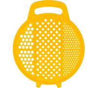 Flat All Plastic Food Grater - Handheld Sturdy Cheese and Vegatable Shredder - Table Side Hand Beet Grater