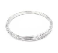 Flat Aluminum Wire for DIY Cloisonne Enamel and Jewelry Beading Craft Work (Silver)