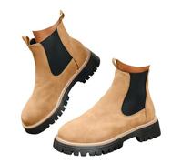 Flat Ankle Boots for Women 2026,Vintage Short Lace Up No Heel Leather Casual Booties Arch Support,Comfortable Arch Support Flat Boots Slip On Outdoor Shoes for Walking All Day Casual Non Slip