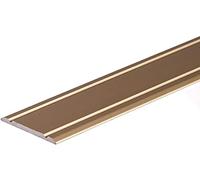 Flat ANODISED Aluminium Door Floor Edging BAR Strip Trim Threshold 930 x 30mm A02 SHAMPAGNE