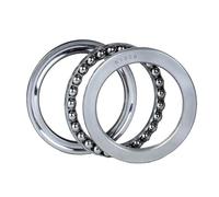 Flat Axial Thrust Bearing 51106 51206 51306 51406 51107 51207 51307 51407 53207 Ball 1Pcs