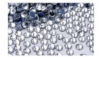 Flat Back Crystal Rhinestones, Rhinestones Hotfix High Quality Crystal AB Iron On Nail Glass Stone DIY Boots(Crystal clear,SS6-SS30 Mix 1200Pcs)