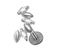 Flat Back Stud Earrings - Cubic Zirconia Piercing Jewellery | Small Stud Earrings with Flat Backs - For Parties, Daily Wear, Wedding, Holiday, Concert, Festival, Dates, Formal Occasions and Meetings