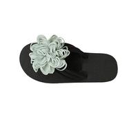 Flat Bathing Shoes Women's Flip Flops Summer Open Slides Comfortable Summer Shoes Beach Slippers Sandals with Soft Sole Outdoor Sports Flat Sandals for Leisure Width H, lightblue, 7 UK