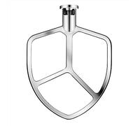 Flat Beater for KitchenAid 5-6 Quart Bowl-Lift Stand Mixer, Stainless Steel Paddle Attachments Fits for Kitchenaid Professional 5 Plus and 600 Seris Mixer, Mixing Accessories, Dishwasher Safe