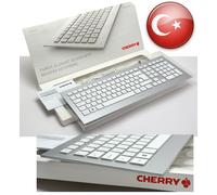 Flat Beautiful Cherry Keyboard Strait JK-0300TQ/01 Aluminum Look Russian Russia