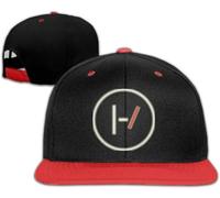 Flat Bill 21 Pilots Rock Punk Hip Hop Kids Baseball Cap Red
