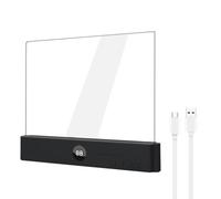 Flat Book Light, Desktop Lighting Supplies, Smart LED Reading Light, for Readers, Artists, Students, Dormitory, Bookshelf, Apartment, Bedroom, Nursery, Bedside, Nightstand, Study, Adjustable