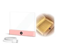 Flat Book Light - LED Reading Light Panel for Books - Ultra Thin Book Page Light Screen - Compact Flat Book Reading Lamp for Night-Time Readers - Portable Slim LED Book Light for Travel