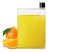 Flat Bottle - Portable Bottle for A5/A6 Notebook, 350 Ml/420 ml, BPA-Free, Eco-Friendly | Perfect for School, Office, Outdoor, Fitness, Hiking, Sports and Daily Life
