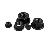 Flat Bottom PA66 Plastic Nylon Insulation Hexagonal Hex Head Flange Nut(M12)