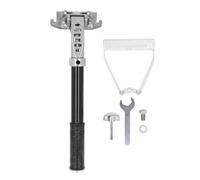 Flat Box Extension Handle, Adjustable Angle Aluminum Alloy Drywall Finisher Handle Kit for Wall Painting and Finishing with Carbide Coating, Compatible with Standard Drywall Flat