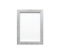 Flat Bright/Mirror effect/Pop star Picture/Photo/Poster frame - With an MDF backing board - Silver Bling Colour 18" x 12" Size