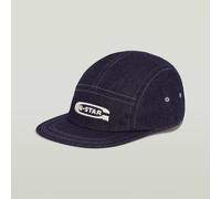 Flat Brim 5 Panel Cap - Dark blue - Men one size