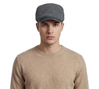 Flat Caps for Men UK Mens Flat Cap Retro Newsboy Cap Men's Flat Caps Dark Grey Flat Cap Cotton Women Beret Hat Adjustable Wool Blend Style with Soft Lining Short Brim Design for Autumn Winter