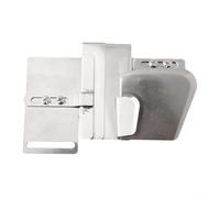 Flat Car Sewing Tool for Zip Puller, Stainless Steel Adjustable Presser Foot for Sewing Machines, 6-12mm Hem Size Compatible with For Zip Tools(3/8)