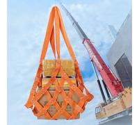 Flat Cargo Lifting Net For Loading And Unloading Heavy Objects, Sling Hoisting Net With Square Mesh, Wear-resistant Cargo Netting(1.5 X 1.5M/Mesh 10cm/Load 2t)