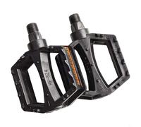 Flat Children's Bicycle Pedals with Steel Interface and Sealed Lubrication, 12mm/14mm Thread Compatible with Added Anti Slip Studs and Large Contact Area (14mm)