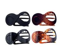 Flat Claw Clips for Women French Non-Slip Large 4 Piece