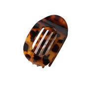 Flat Claw Clips Korean Style Acetic Acid Hair Clip Accessories Women's Spoon Leopard Top Simple Headpiece(131A-1PCS)