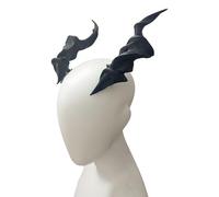 Flat Clip Hairpin Anime Horn Halloween Headwear Bunches Clip Elegant Anime Dark Hair Clip Photo Props