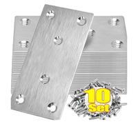 Flat Connecting Bracket 1/10 Stainless Steel Straight Bracket for Connector
