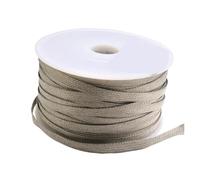 Flat copper braided cable 1/2/5/10M Copper Braided Sleeve Tinned Plating width 2mm~28 mm Expandable Screening Signal Wire Cable Shielded Metal Sheath(Tinned Copper,20MM,5M)