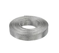 Flat copper braided cable 1/3/5/10m Copper Braided Shielding Sleeve 2 4 6 8 10 12 14 16 18 20 25 28mm Expandable Connecting Signal Wire Cable Metal Sheath(Tinned Copper,Width 18mm,3 Meters)