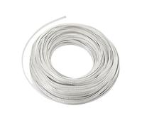 Flat copper braided cable 1M Electromagnetic WaveProof Silver Plated Sleeve ID 2 4 6 8 10 12 16 20 25mm Insulation Anti-Interference Resistant Cable Tube(16mm)