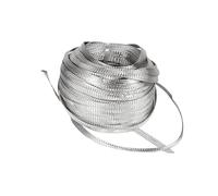 Flat copper braided cable 1pc 1 Meter Tinned Pure Copper Braid Lead Wire Bare Ground Cable High Flexibility Flat Conductive Tape Square 1.5-12mm2(4mm Width 1.5mm2)