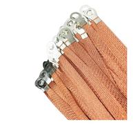Flat Copper Braided Ground Strap,Earth Cables,grounding wire 20 Pieces of pure copper bridge(Ff 180a2020w,200MM 4 SQUARE)