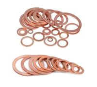 Flat Copper Washers, 99.95% Copper Flat Washer Sealing Ring O-Ring Gasket M5 To M30 Pack Of 5-25 pcs(M16x26x2mm 5pcs)