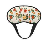 Flat Design Printed Sleep Black Edge Eye Mask, with Good Shading Effect, is an Ideal Choice for Travel, Meditation, Etc
