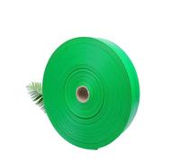 Flat Drainage Hose, Green Sprinkler Drip Irrigation Hose Tape for Farm and Vegetable Garden Multiple Sizes(328feet- 4in)