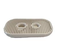 Flat Drip Tray for Philips Baristina Portafilter Coffee Machine Suitable for Higher Coffee Cups and Mugs (White with Portafilter Holder #05)