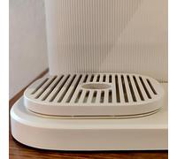 Flat Drip Tray for Philips Baristina Portafilter Coffee Machine Suitable for Higher Coffee Cups and Mugs (White Ultra Flat #03)