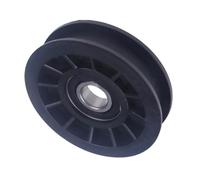 Flat Drive Idler Pulley for GT50, XT1 LT54, XT2 GX54, LT54 FAB, ST54 FAB, GX50 FAB Lawn Mowers - 76.2mm OD, 17mm ID, 24mm Width, Plas