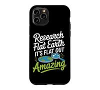 Flat Earth Believer and Alternative Science Skeptic Tee Case for iPhone 11 Pro