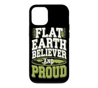 Flat Earth Believer and Alternative Science Skeptic Tee Case for iPhone 12/12 Pro