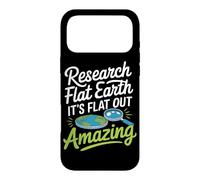Flat Earth Believer and Alternative Science Skeptic Tee Case for iPhone 17 Pro Max