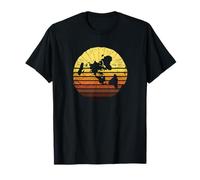 Flat Earth Conspiracy Theory Retro Earth Day Ice Wall Plane T-Shirt